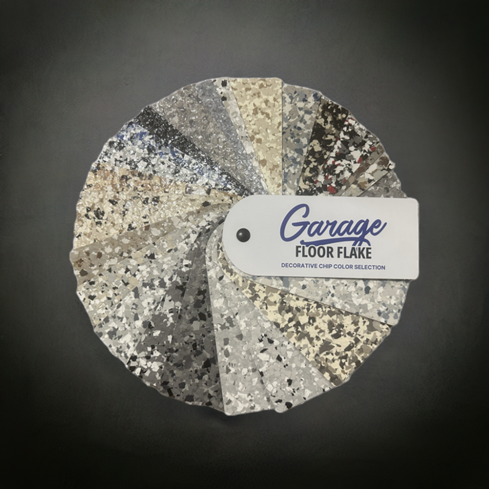 Garage Floor Flake Fan Deck
